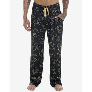Harry Potter Hufflepuff Pajama Sleep Pants Large 36-38 Bioworld NEW